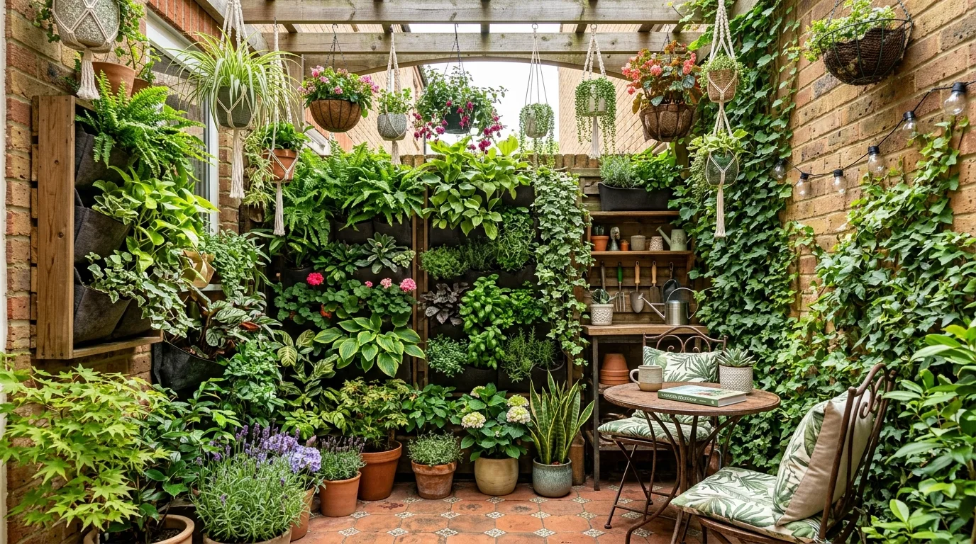 Minimal Patio Garden Layout